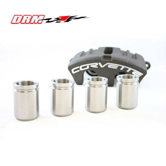 DRM Stainless C5 Pistons with a C5 Corvette Brake Caliper