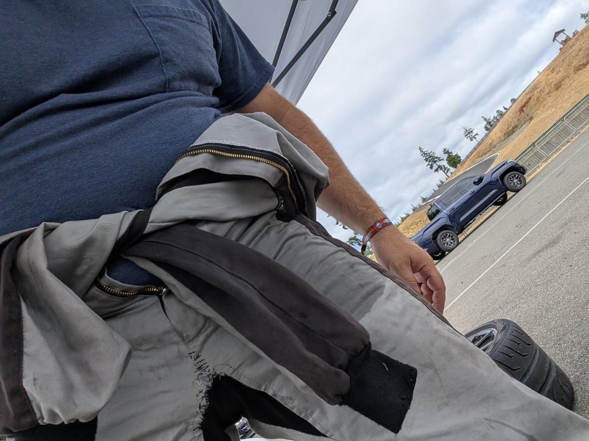 An example of how cool you'll look when the cool shirt has a leak. It'll create a large wetspot on your coolshit, the same location as if you had peed yourself.