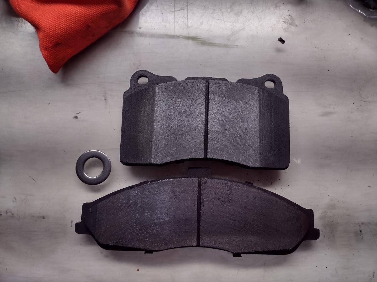 OEM C5 pads vs Cadillac Brembo (1001 series) brake pads.